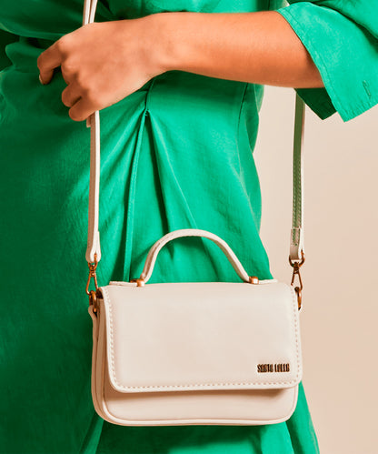 Bolsa Transversal Santa Lolla Gelo Pequena