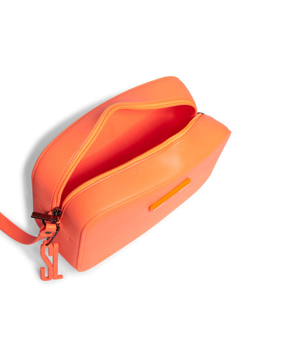 Bolsa Transversal Santa Lolla Laranja Neon Borracha