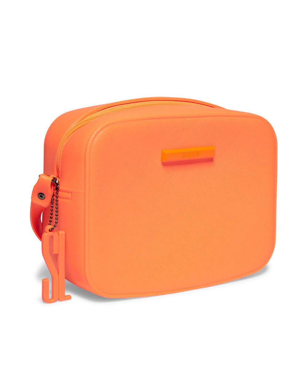 Bolsa Transversal Santa Lolla Laranja Neon Borracha