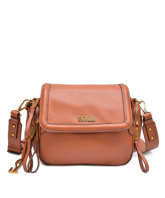 Bolsa Transversal Santa Lolla Marrom Cinamon