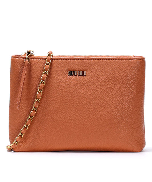 Bolsa Transversal Santa Lolla Marrom Cinamon