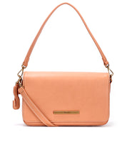 Bolsa Transversal Santa Lolla Marrom Cognac Chaveiro