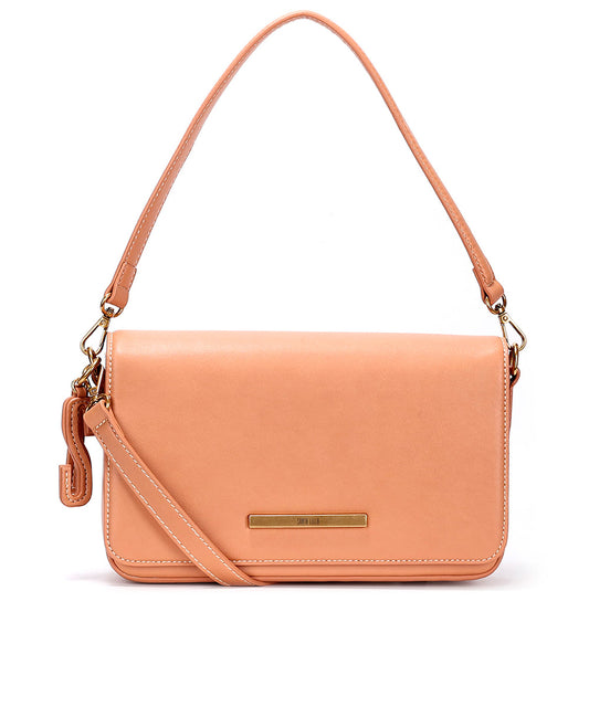 Bolsa Transversal Santa Lolla Marrom Cognac Chaveiro