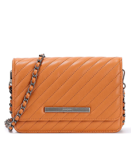 Bolsa Transversal Santa Lolla Marrom Cognac Corrrentes