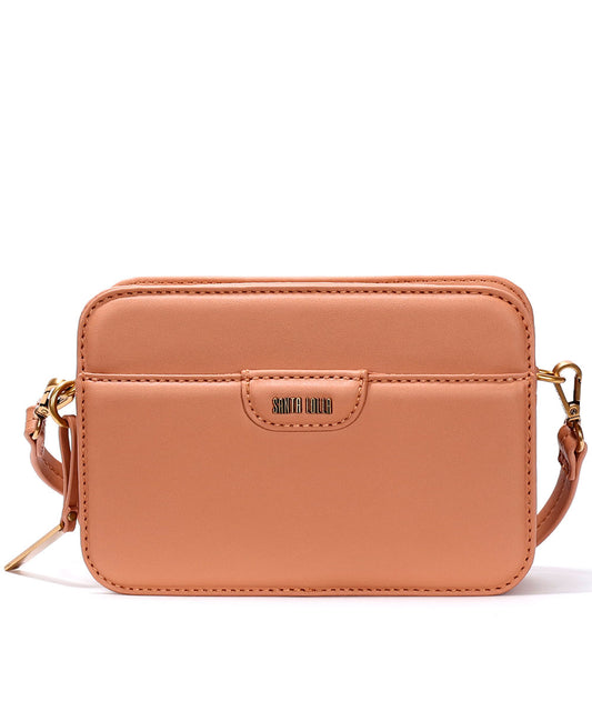 Bolsa Transversal Santa Lolla Marrom Cognac