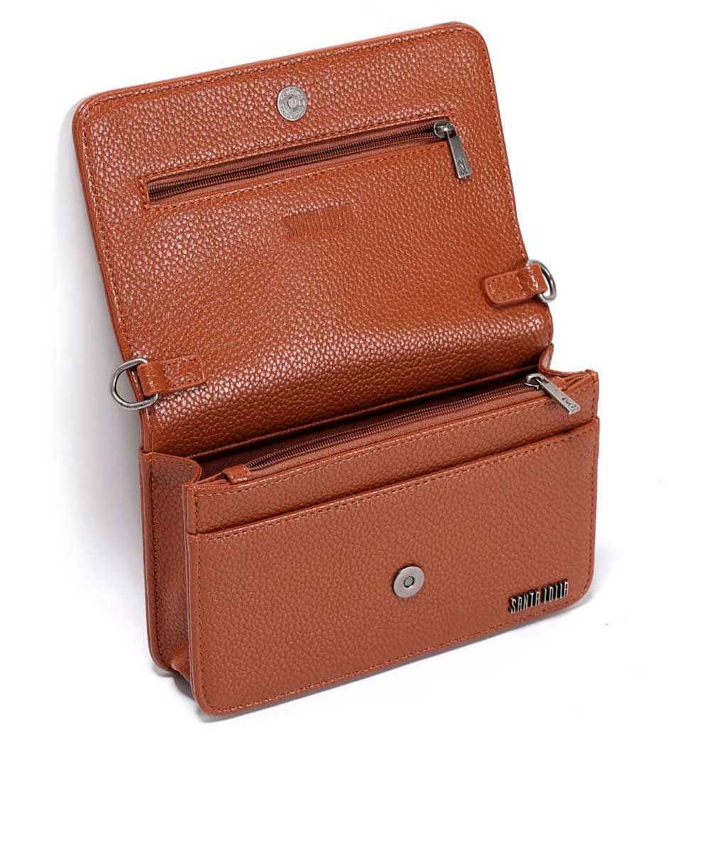 Bolsa Transversal Santa Lolla Marrom Correntes