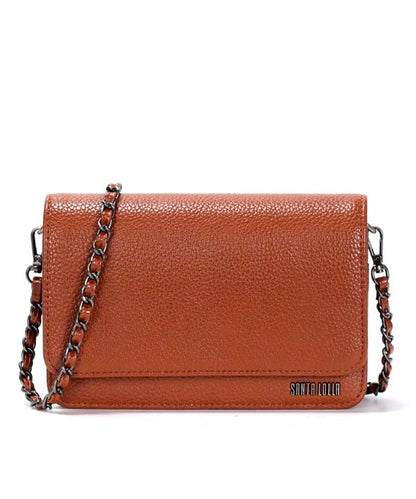 Bolsa Transversal Santa Lolla Marrom Correntes