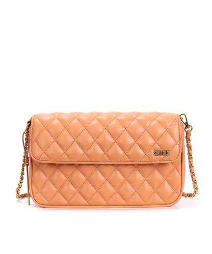 Bolsa Transversal Santa Lolla Marrom Matelassê