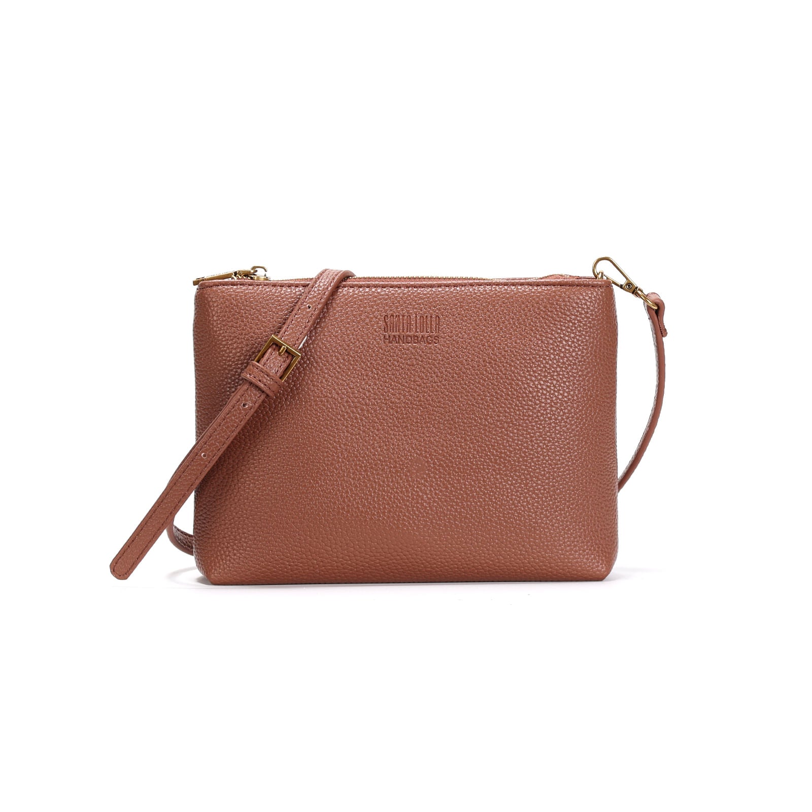 Bolsa Transversal Santa Lolla Marrom