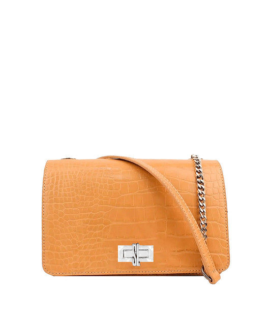 Bolsa Transversal Santa Lolla Nude Alça Corrente