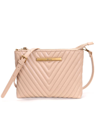 Bolsa Transversal Santa Lolla Nude Matelassê