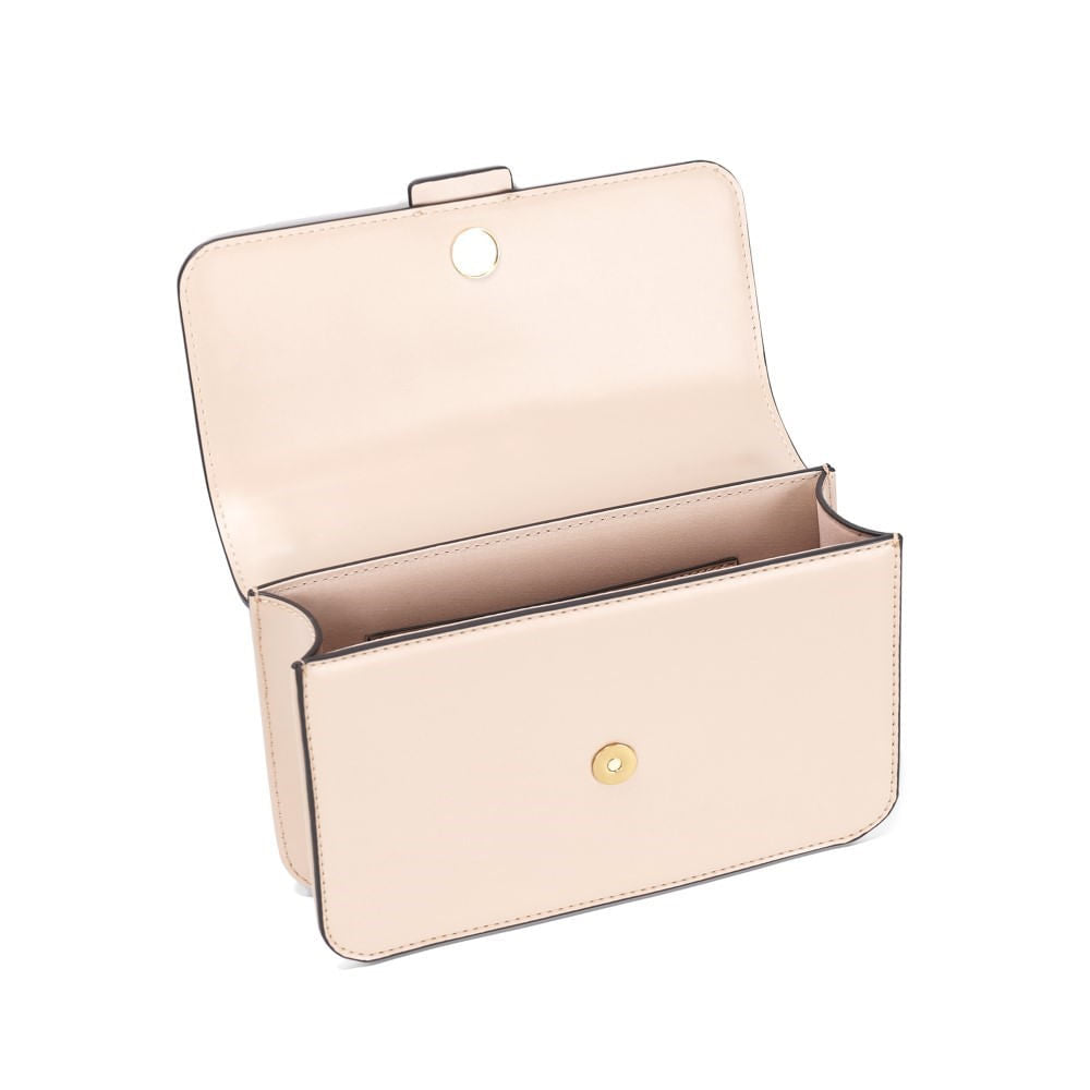 Bolsa Transversal Santa Lolla Off White Alça Corrente