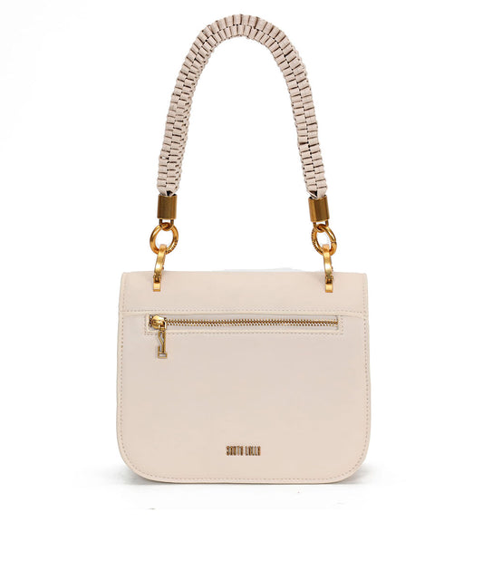 Bolsa Transversal Santa Lolla Off White Alça Trançada