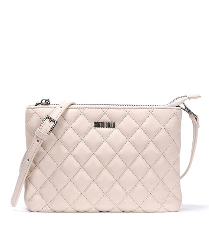 Bolsa Transversal Santa Lolla Off White Matelassê