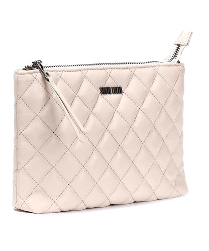 Bolsa Transversal Santa Lolla Off White Matelassê