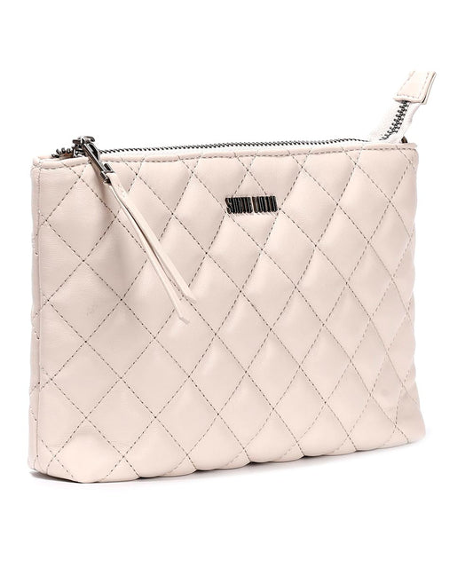 Bolsa Transversal Santa Lolla Off White Matelassê