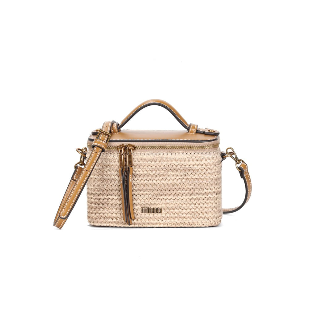 Bolsa Transversal Santa Lolla Palha 