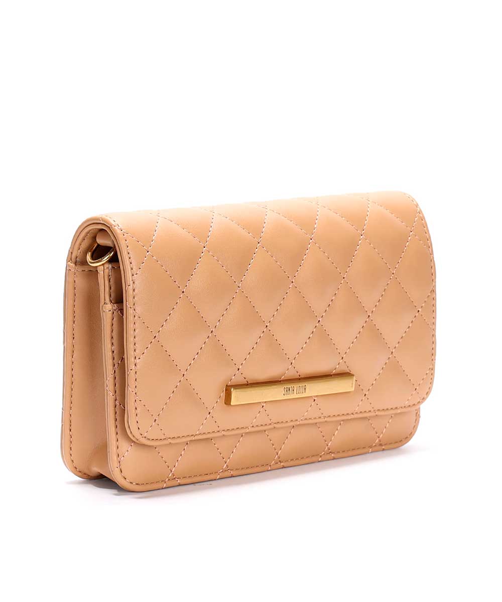 Bolsa Transversal Santa Lolla Pequena Bege