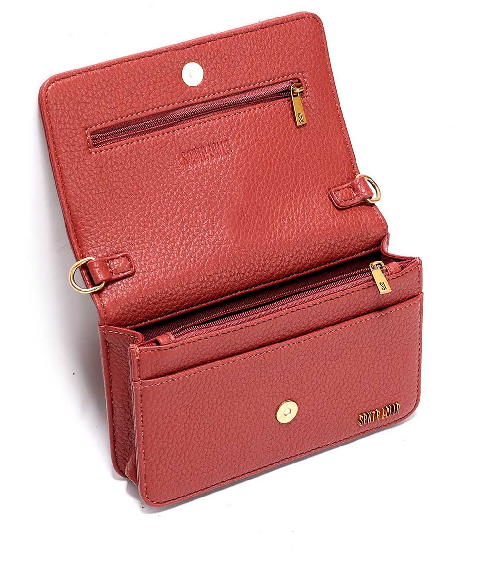 Bolsa Transversal Santa Lolla Pequena Marrom