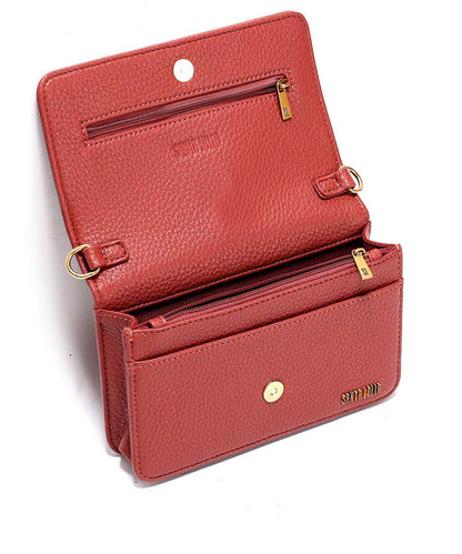 Bolsa Transversal Santa Lolla Pequena Marrom