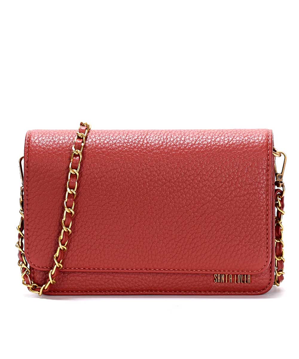 Bolsa Transversal Santa Lolla Pequena Marrom