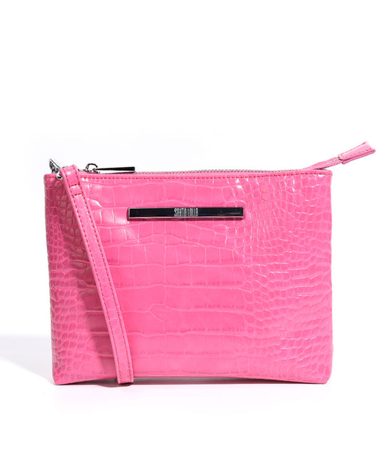 Bolsa Transversal Santa Lolla Pink Brilho
