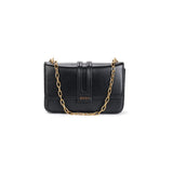 Bolsa Transversal Santa Lolla Preta Alça Correntes