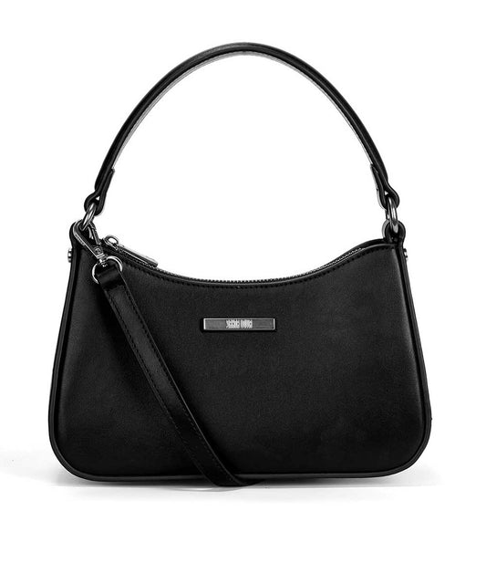 Bolsa Transversal Santa Lolla Preta Alça Mão