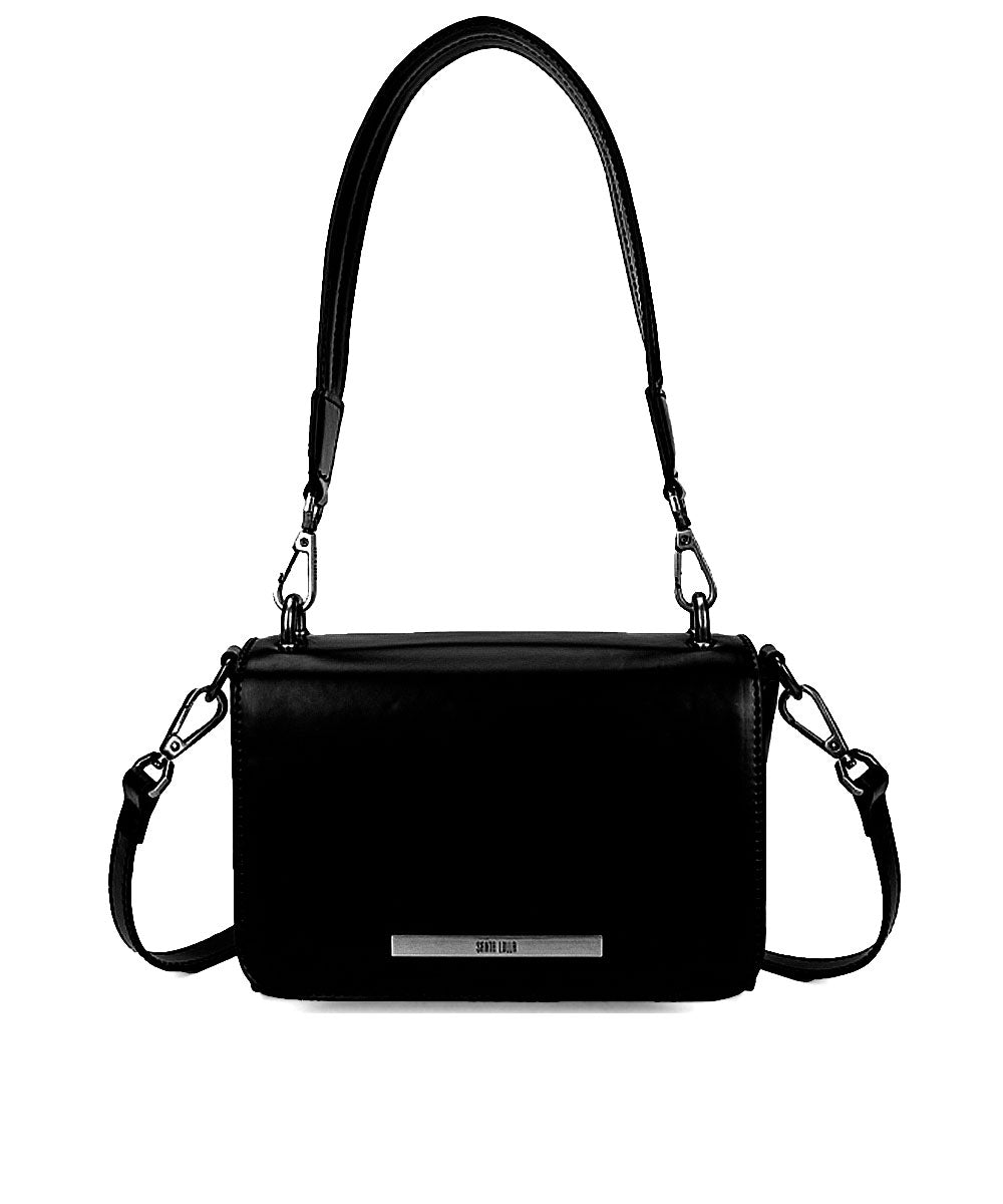 Bolsa Transversal Santa Lolla preta Alça Mão