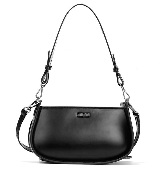 Bolsa Transversal Santa Lolla Preta Alça Ombro