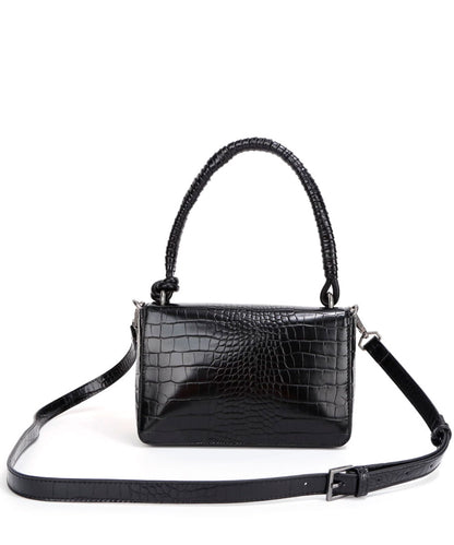 Bolsa Transversal Santa Lolla Preta Brilho