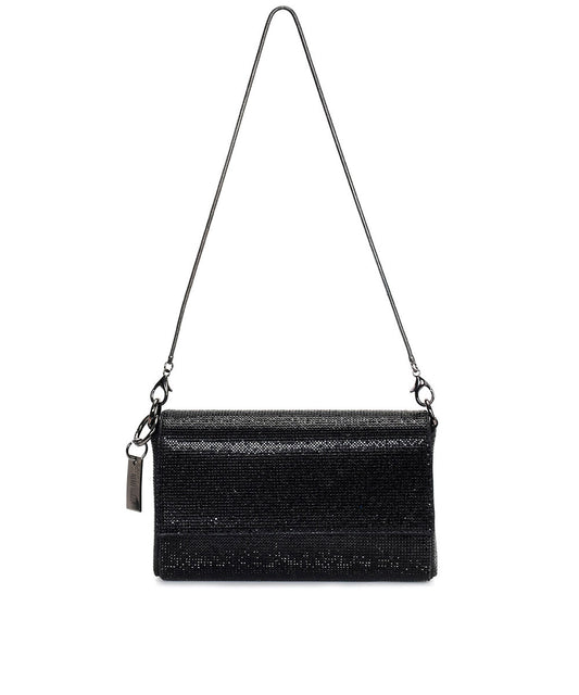 Bolsa Transversal Santa Lolla Preta Brilho