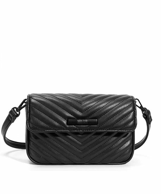 Bolsa Transversal Santa Lolla Preta Matelassê