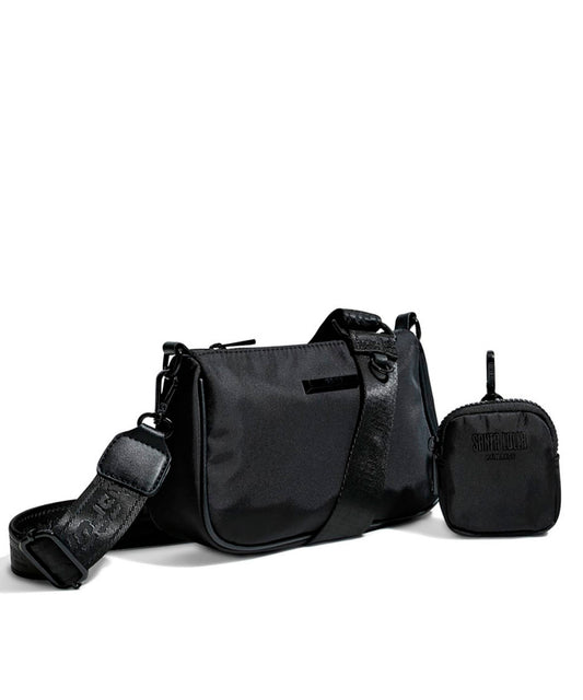 Bolsa Transversal Santa Lolla Preta Nylon