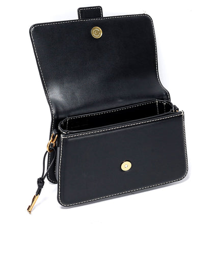 Bolsa Transversal Santa Lolla Preta Pesponto