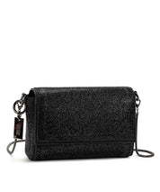 Bolsa Transversal Santa Lolla Preto Brilho