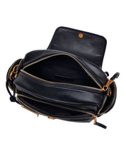 Bolsa Transversal Santa Lolla Preto Média Tramada