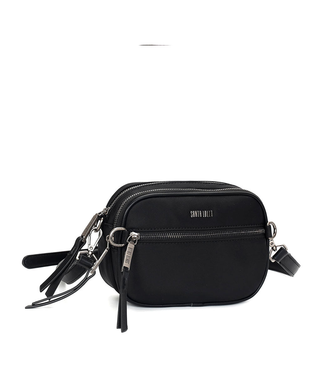 Bolsa Transversal Santa Lolla Preto Nylon