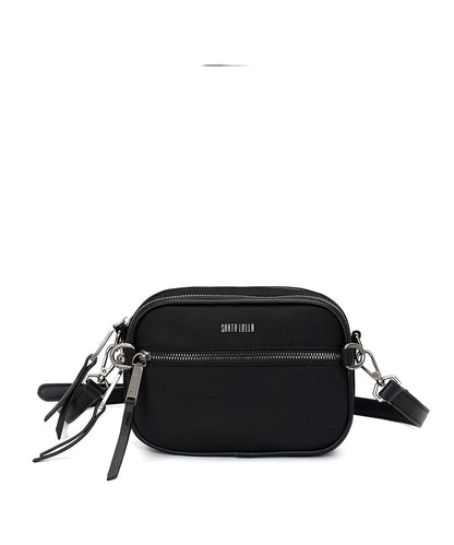 Bolsa Transversal Santa Lolla Preto Nylon
