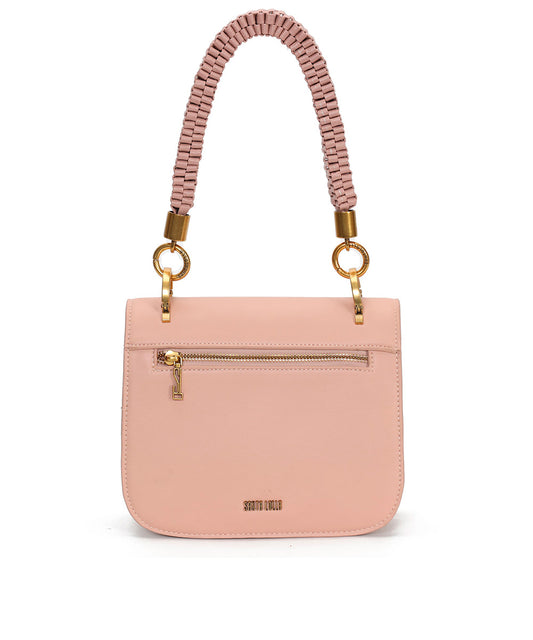 Bolsa Transversal Santa Lolla Rosa Alça Trançada