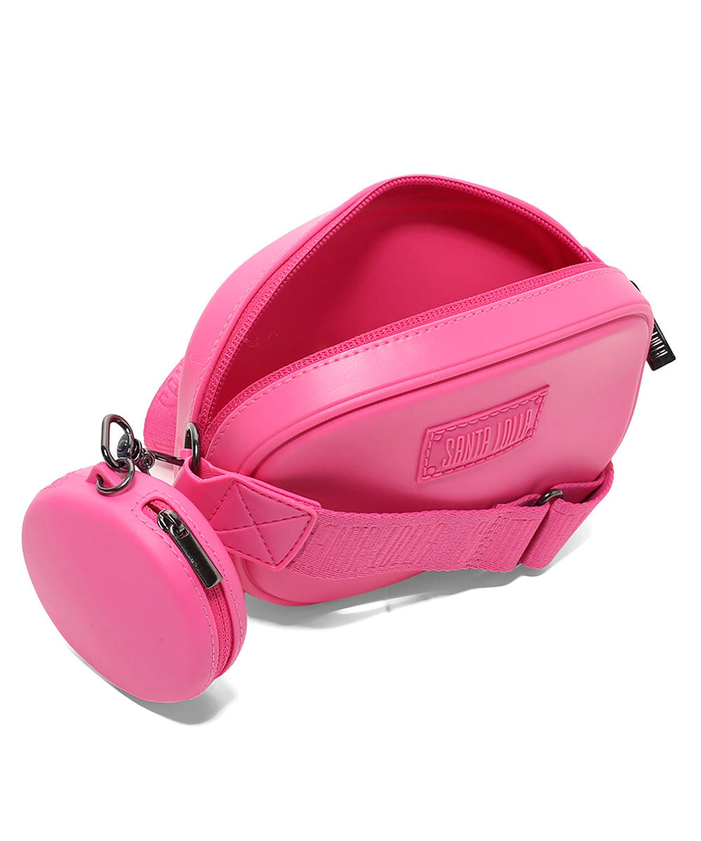 Bolsa Transversal Santa Lolla Rosa Borracha