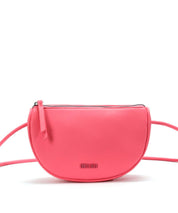 Bolsa Transversal Santa Lolla Rosa Hibisco Meia Lua