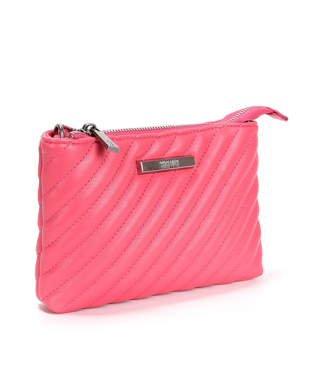 Bolsa Transversal Santa Lolla Rosa Matelassê