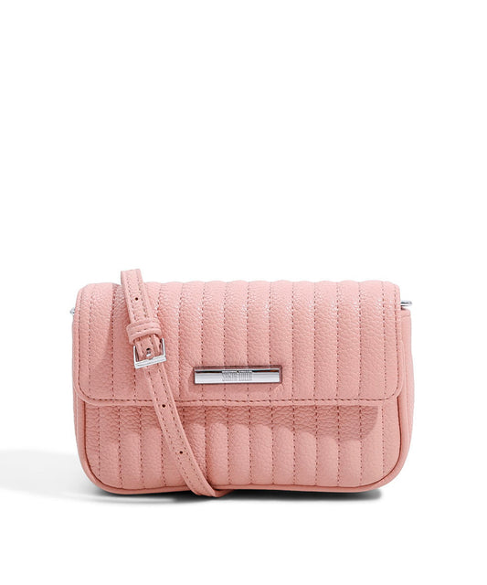 Bolsa Transversal Santa Lolla Rosê Matelassê