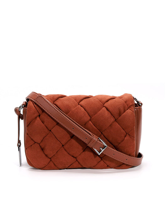 Bolsa Transversal Santa Lolla Safari Camurça Tramada