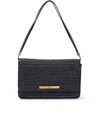 Bolsa Transversal Santa Lolla Tramado Preto