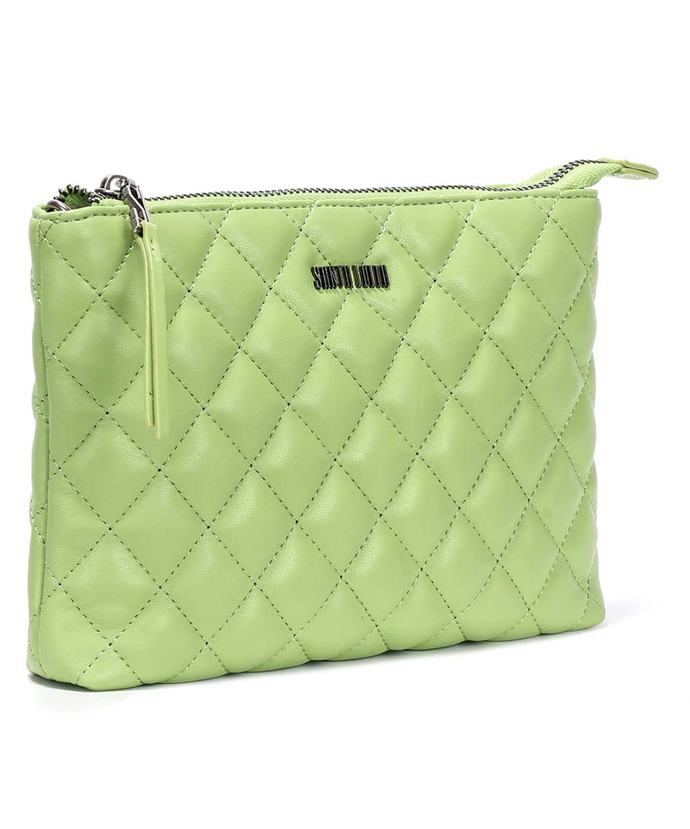 Bolsa Transversal Santa Lolla Verde Matelassê
