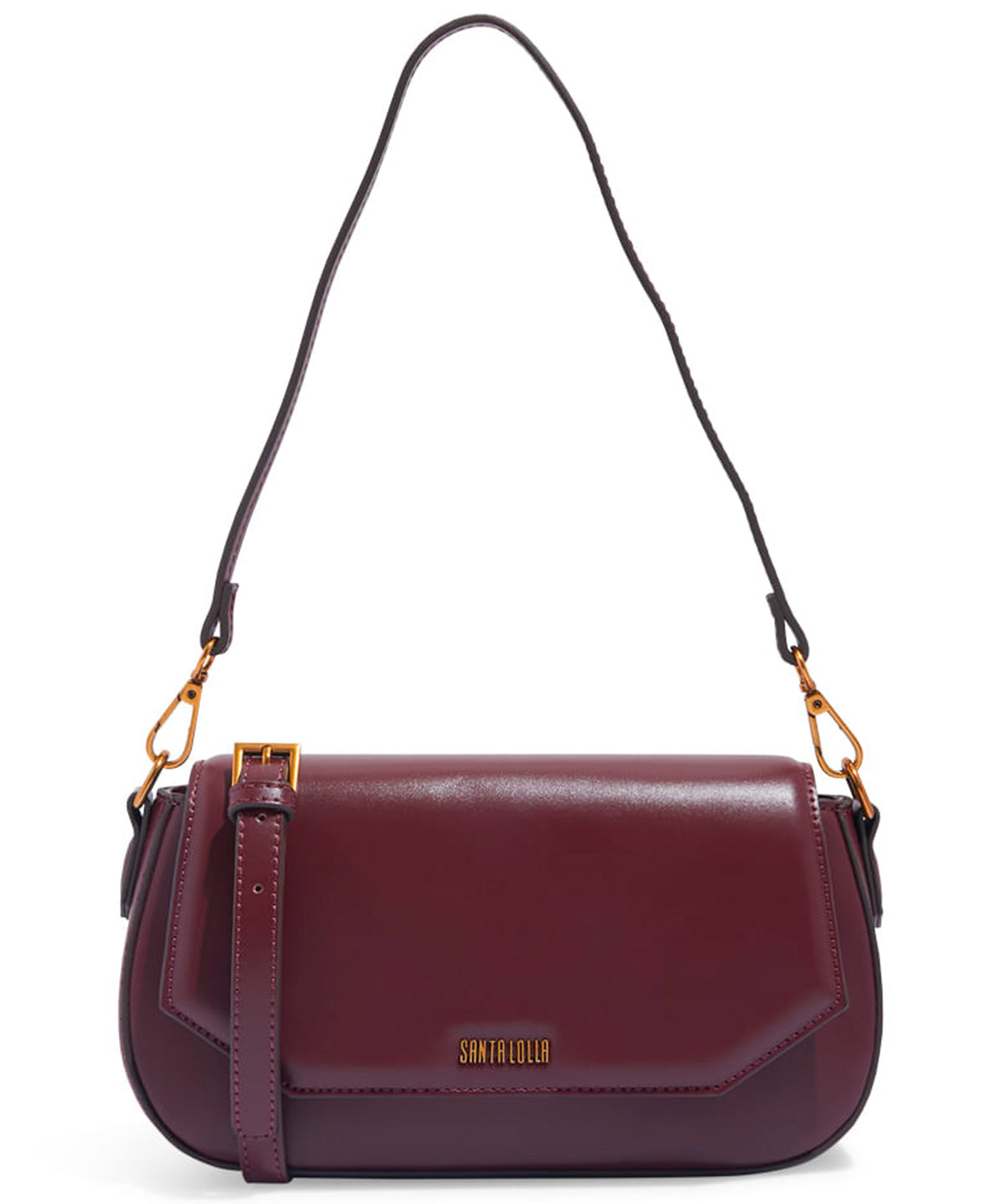 Bolsa Transversal Santa Lolla Vinho Elegante e Versátil