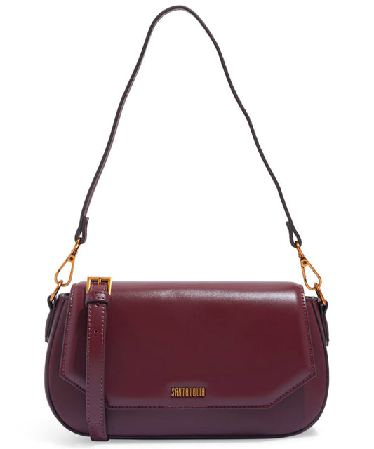 Bolsa Transversal Santa Lolla Vinho Elegante e Versátil