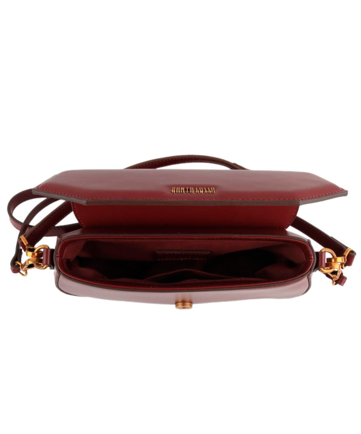 Bolsa Transversal Santa Lolla Vinho Elegante e Versátil